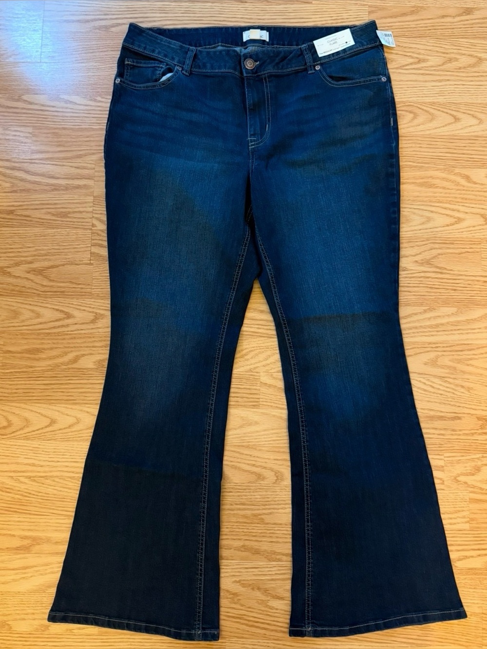 Maurices Dark Blue Flare Jeans